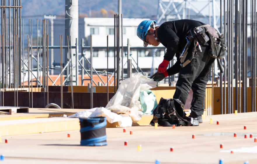 松葉型枠スタッフの1日