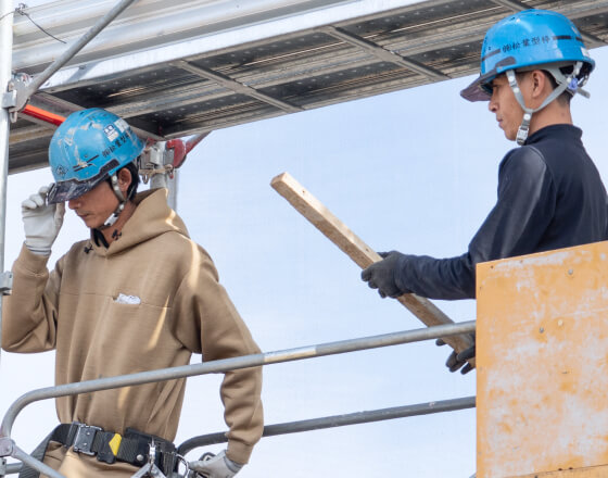 株式会社松葉型枠で働く人々